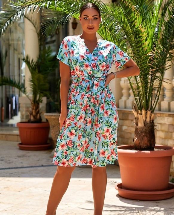 

Платье G&M k-82499 - Размер цвет голубой, Платье G&M k-82499 48-50 Размер цвет голубой