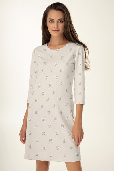 

Сорочка из хлопка Jasmine Damiana XXL нюдово-черная 4506/58