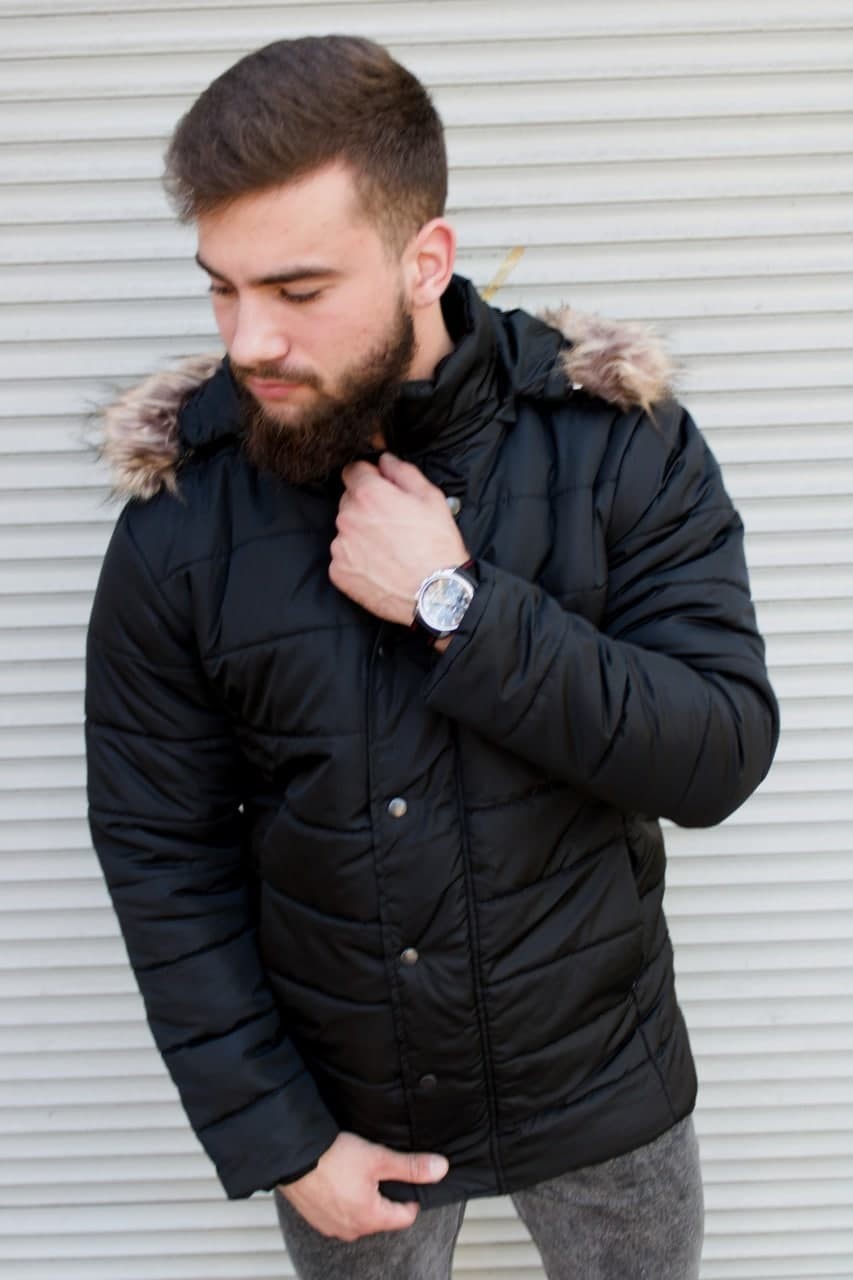 

Куртка R.A. Fur Black L чёрная 212-L