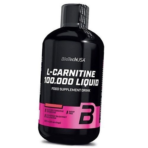 

Л Карнитин Жидкий, L-carnitine 100000, BioTech (USA) 500мл Яблоко (02084009)