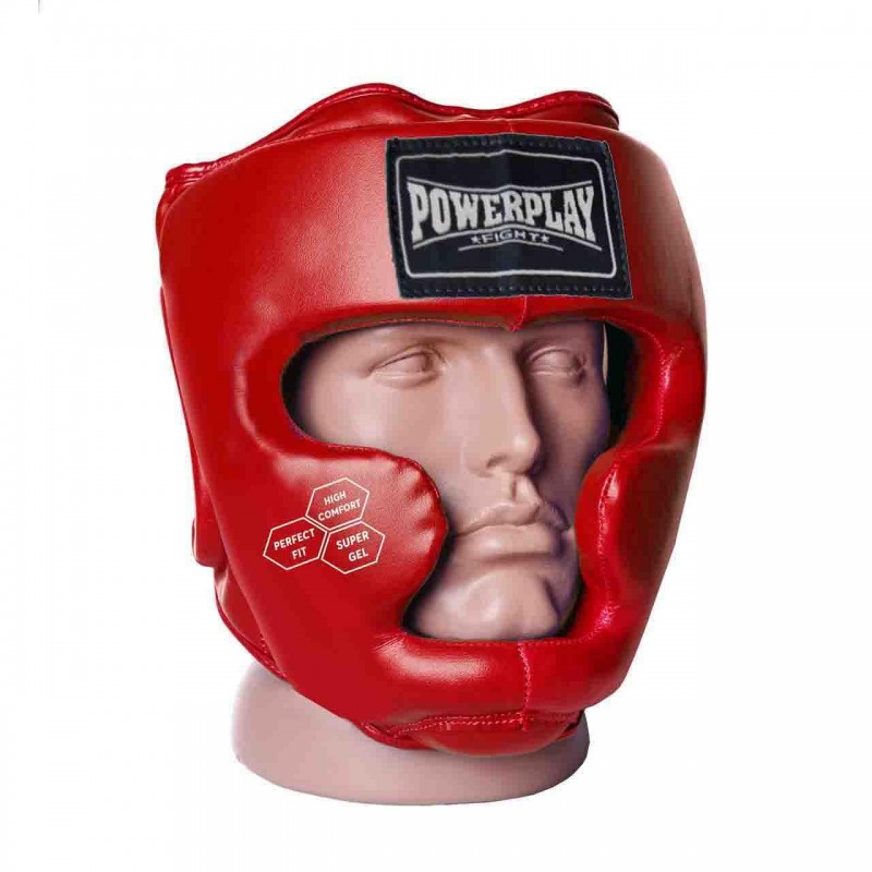 

Боксерский шлем тренировочный PowerPlay XL красный, код: PP_3043_XL_Red