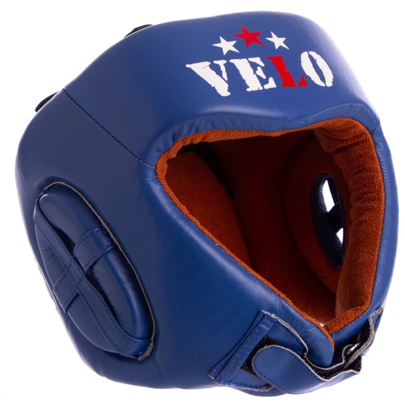 

Шлем боксерский профессиональный кожаный Aiba Velo L синий, код: 3081-S52