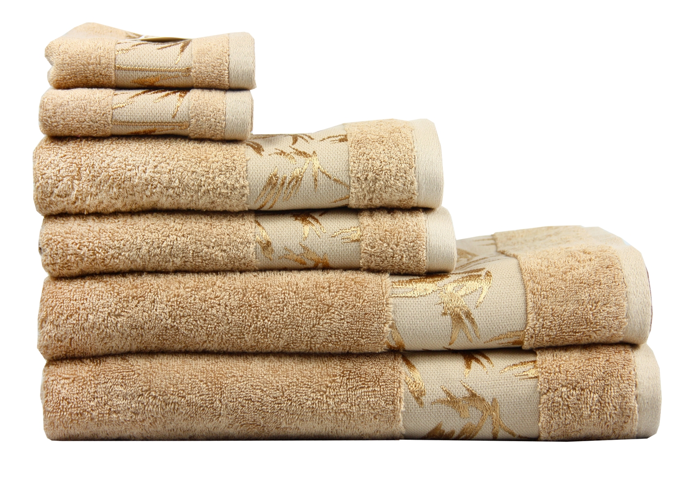 

Рушник махр Maisonette Bamboo 76*152 бежевий 500 г/м2