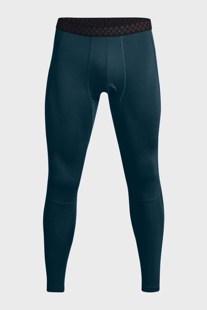 

Мужские синие тайтсы UA ColdGear Rush Leggings Under Armour SM 1366060-413