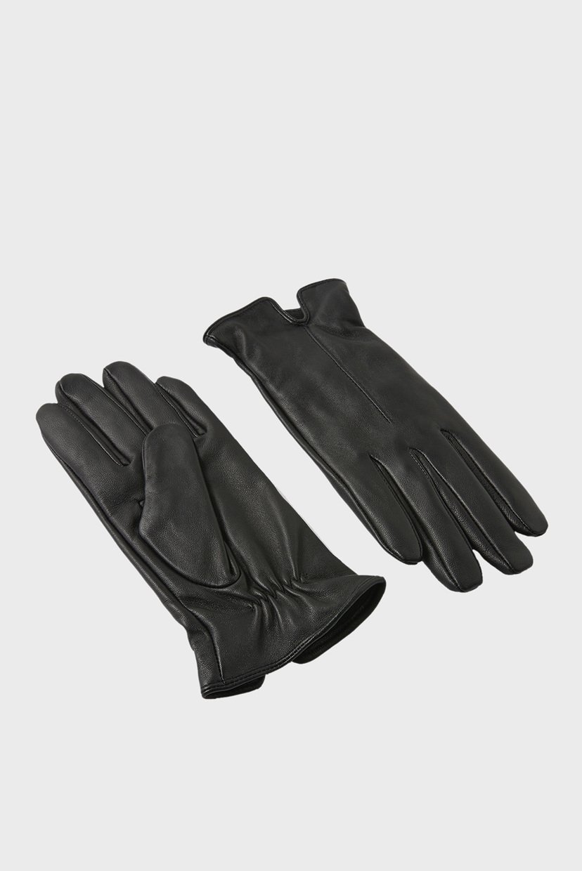 

Женские черные кожаные перчатки Luxe Leather Accessorize S/M 292028