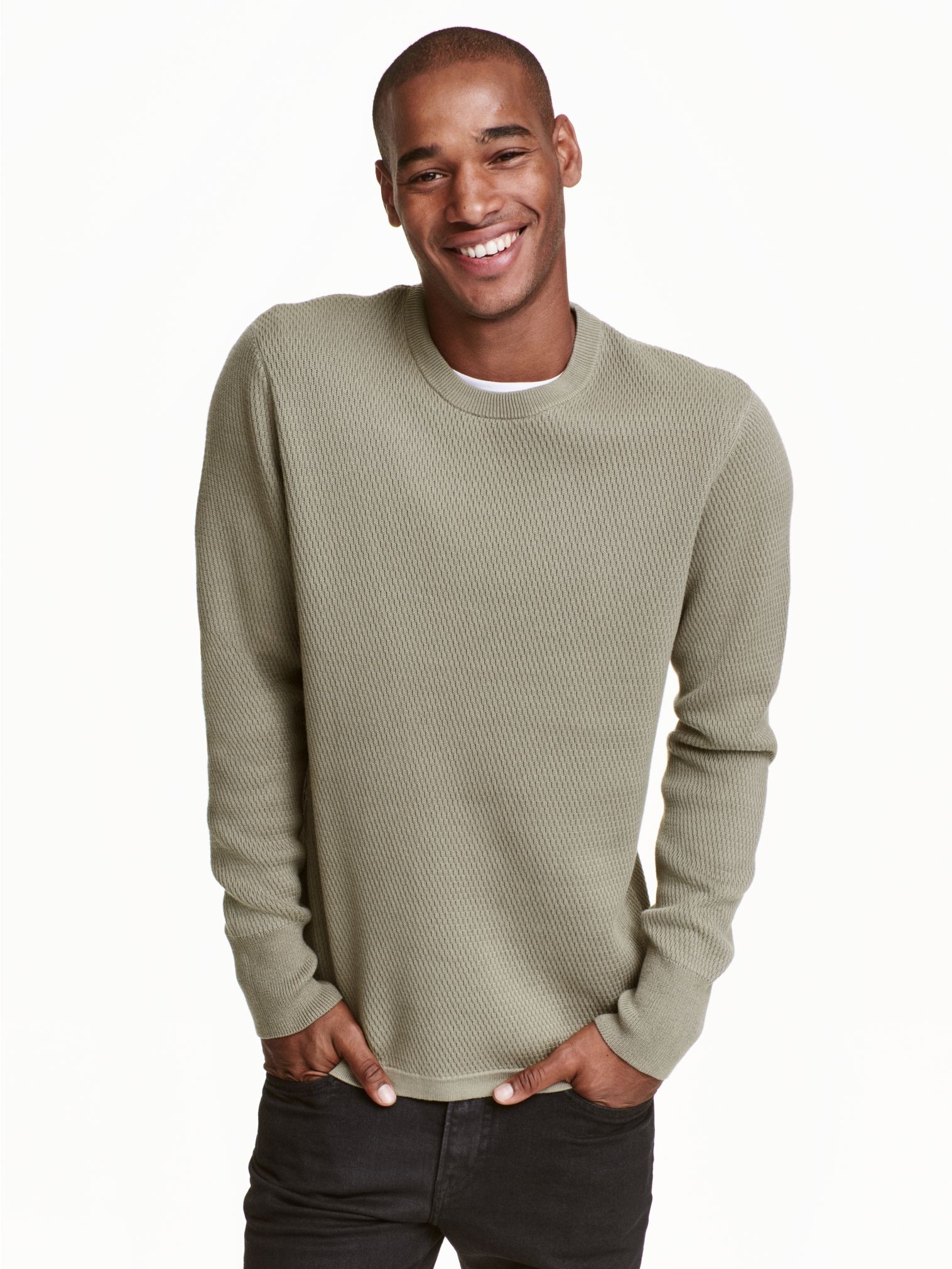 

Джемпер H&M 2110222 М Хаки