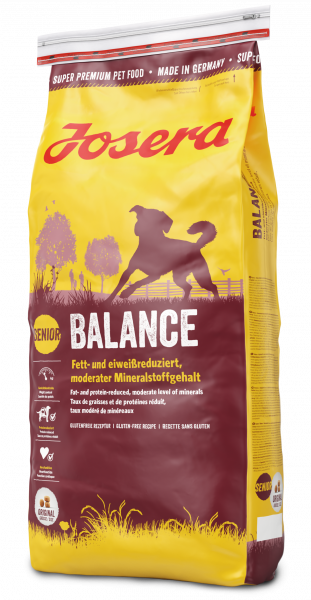 

Сухой корм Josera (Йозера) Balance для пожилых и малоактивных собак всех пород птица 15 кг