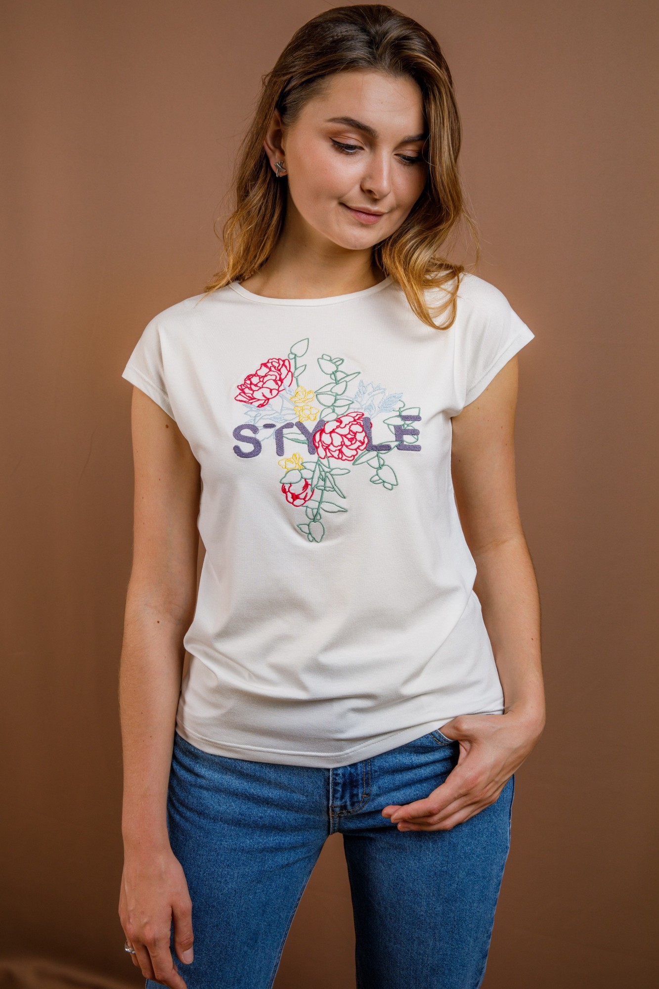 

Футболка Podolyanka  Молочна Style, Футболка Podolyanka XL Молочна Style