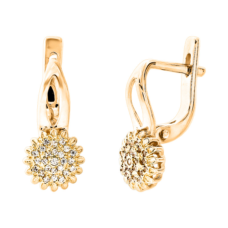 

Серьги Diamant С2476
