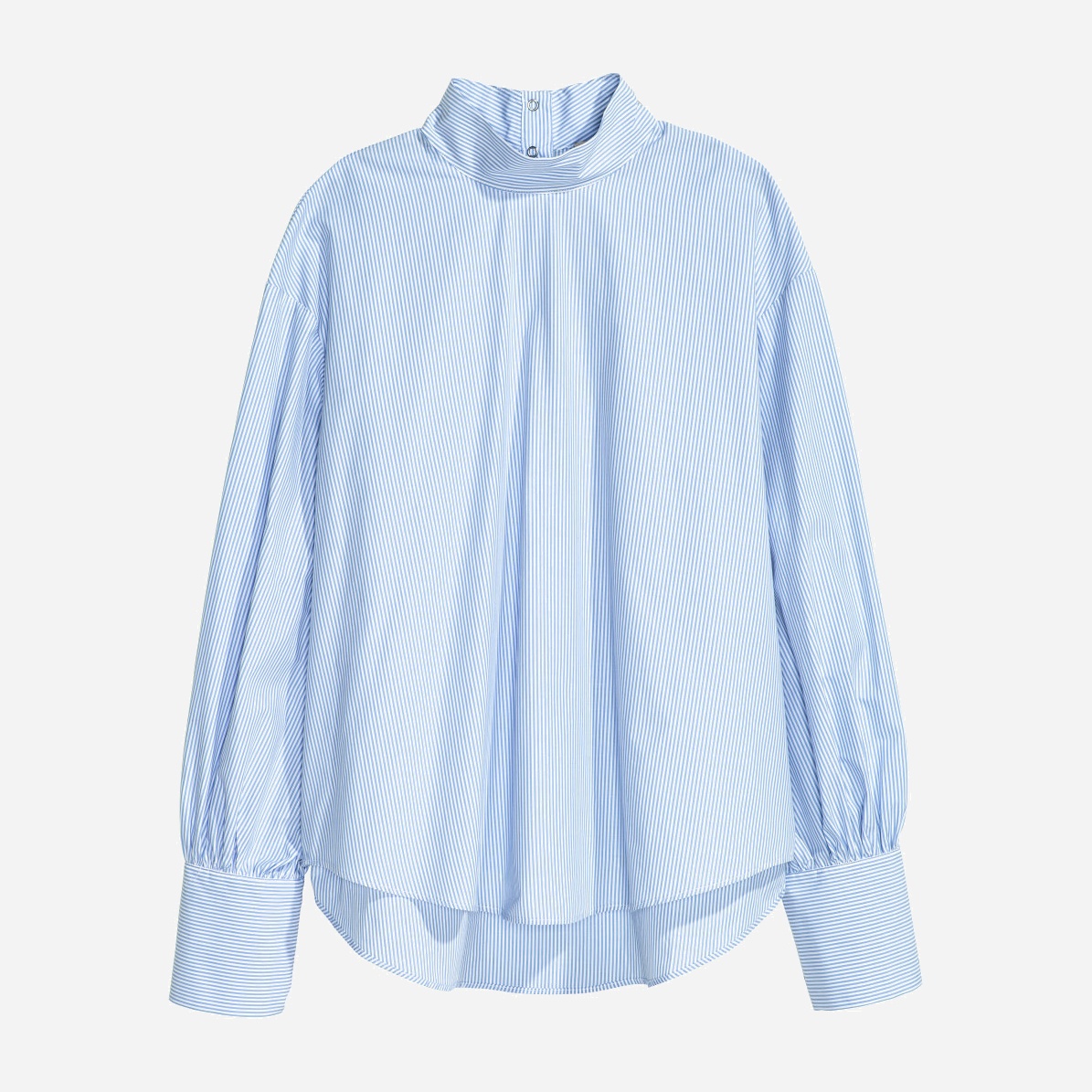 

Блузка H&M XAZ044232RSVR 32 Синяя с белым
