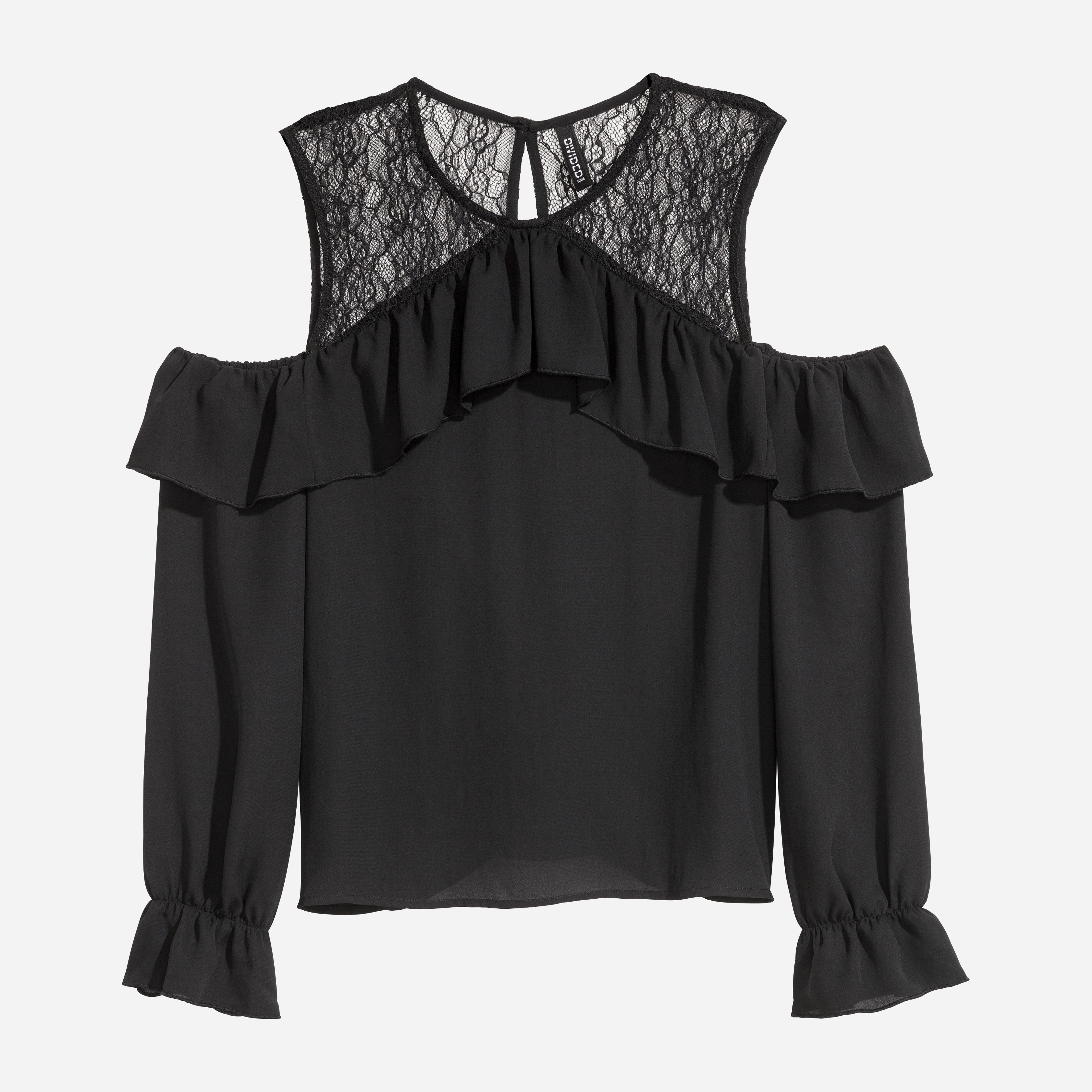 

Блузка H&M XAZ127229QKSG 40 Черная