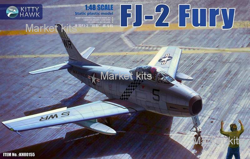 

Истребитель FJ-2 "Fury" 1:48 Kitty Hawk (KH80155)