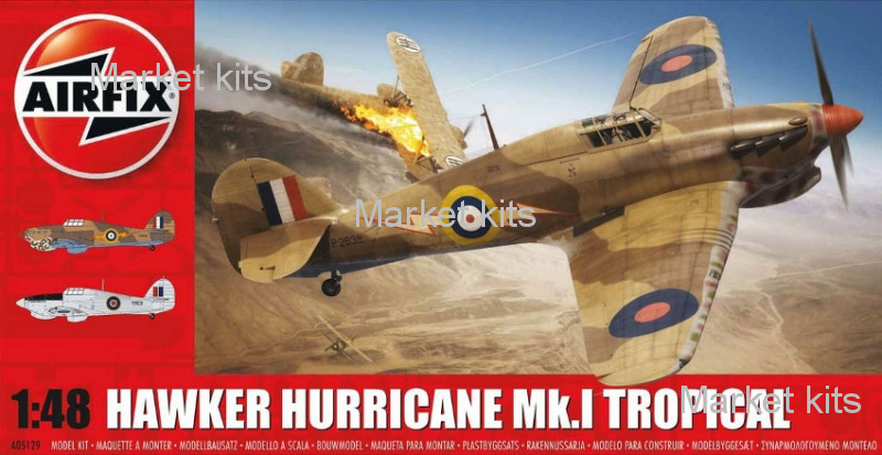 

Истребитель Hawker "Hurricane" Mk.1 - Tropical 1:48 Airfix (AIR05129)