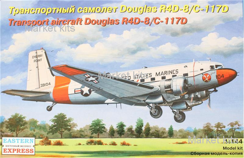 

Транспортный самолет Douglas R4D-8/C-117D 1:144 Eastern Express (EE14478)
