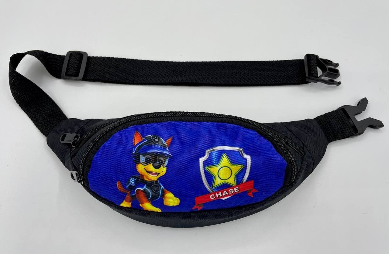 

Сумка бананка детская поясная сумка через плечо Щенячий патруль Chase smile
