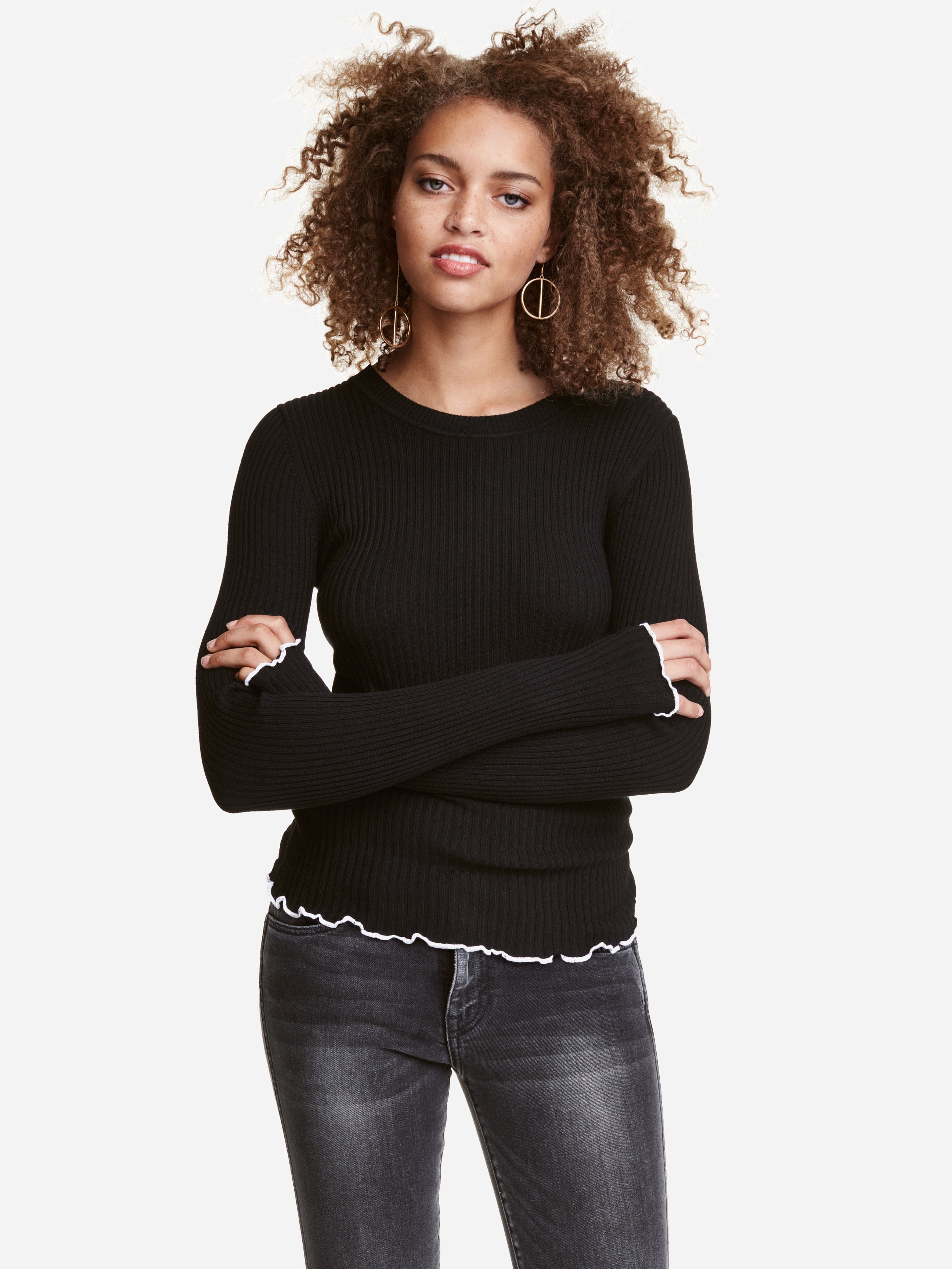 

Джемпер H&M XAZ049836YPJB S Черный