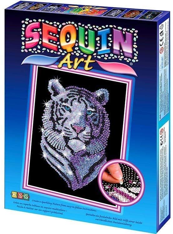 

Набор для творчества Sequin Art Blue Snow Tiger 25х34 см (SA1217)