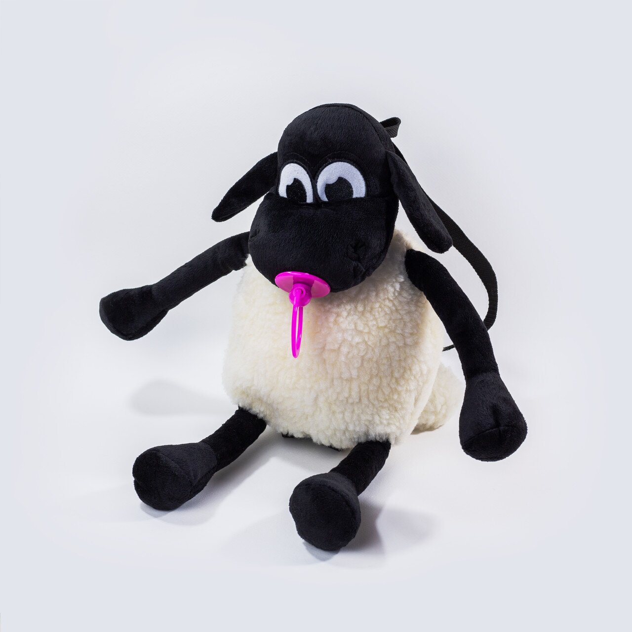 

Рюкзак детский Weber Toys Барашек Тимми 40 см розовая соска