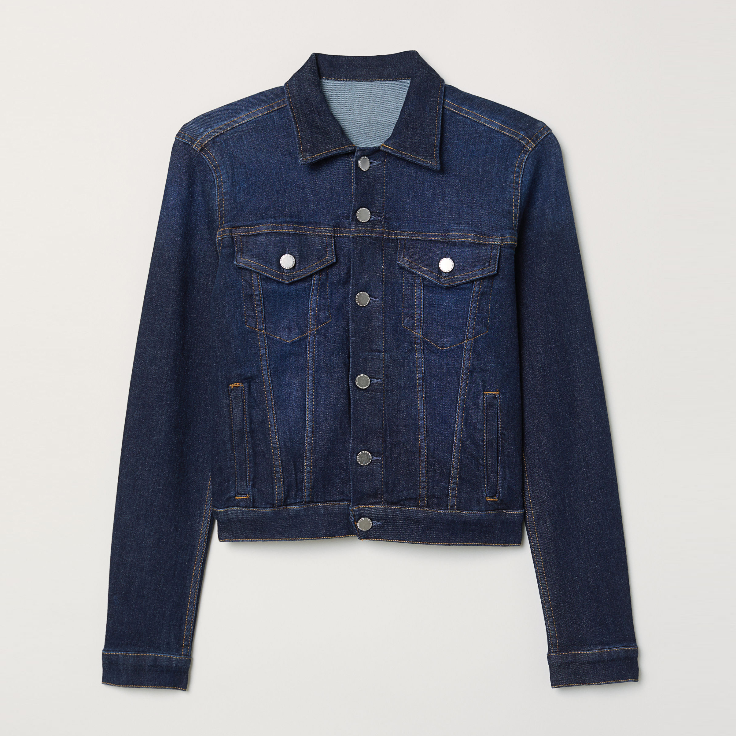 

Джинсовая куртка H&M XAZ143190OMKX 36 Темно-синяя