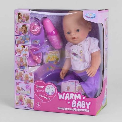 

Пупс функциональный Warm Baby WZJ 058 A-584