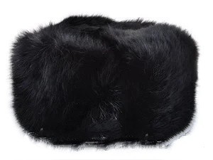 

Шапка з кролика чорного кольору 60 р