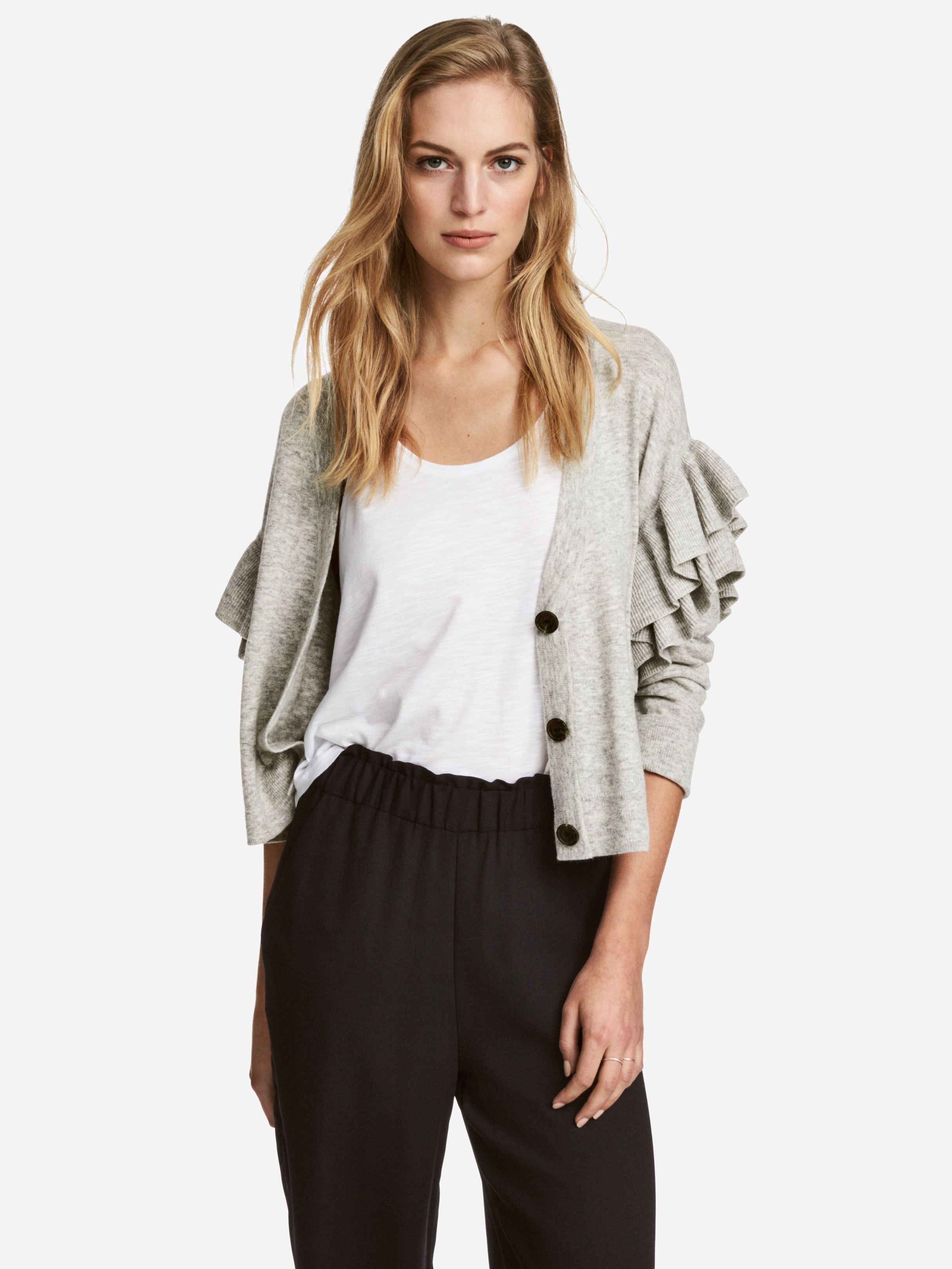 

Кардиган H&M XAZ074381BTWF XS Серый