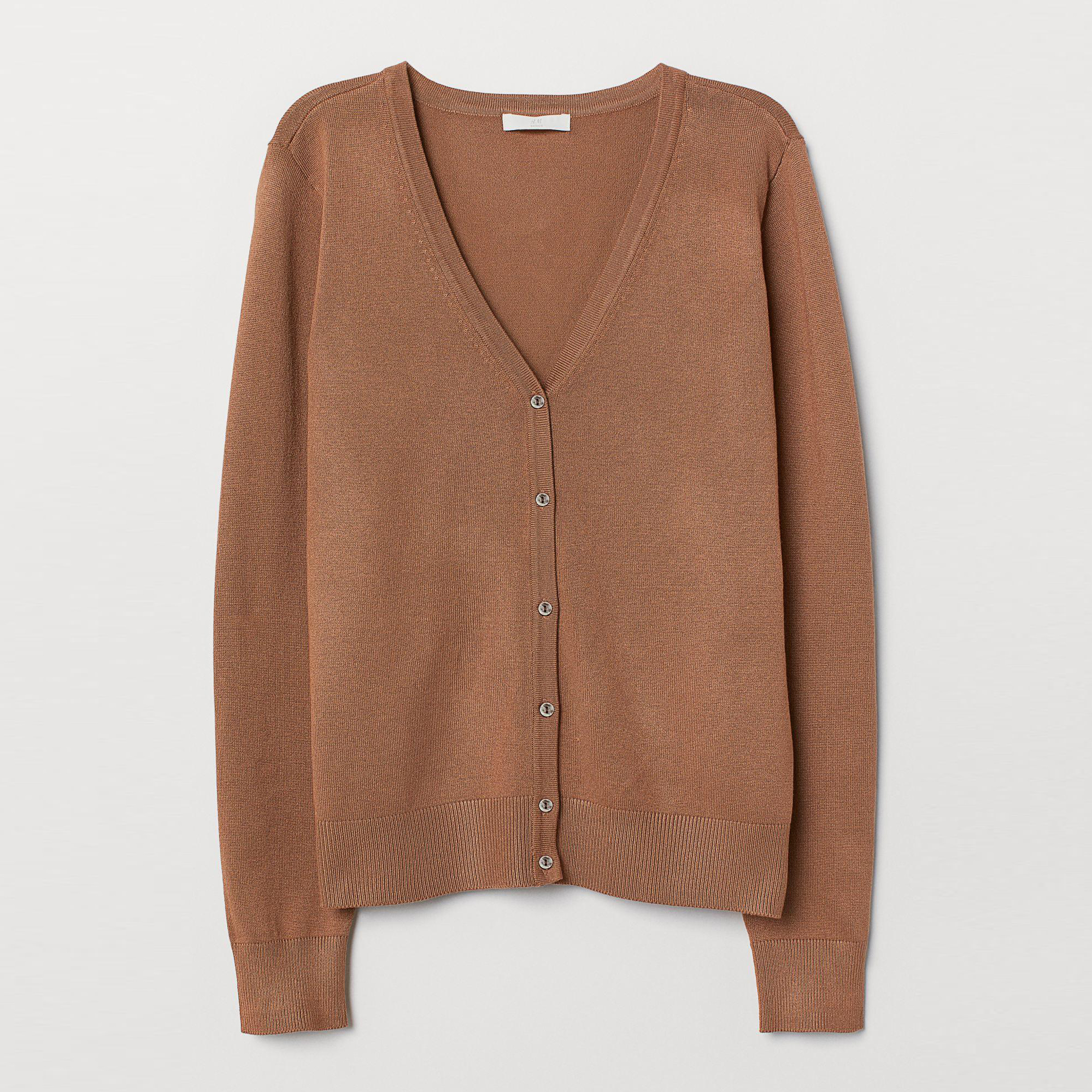 

Кардиган H&M XAZ145433OCNO XL Коричневый