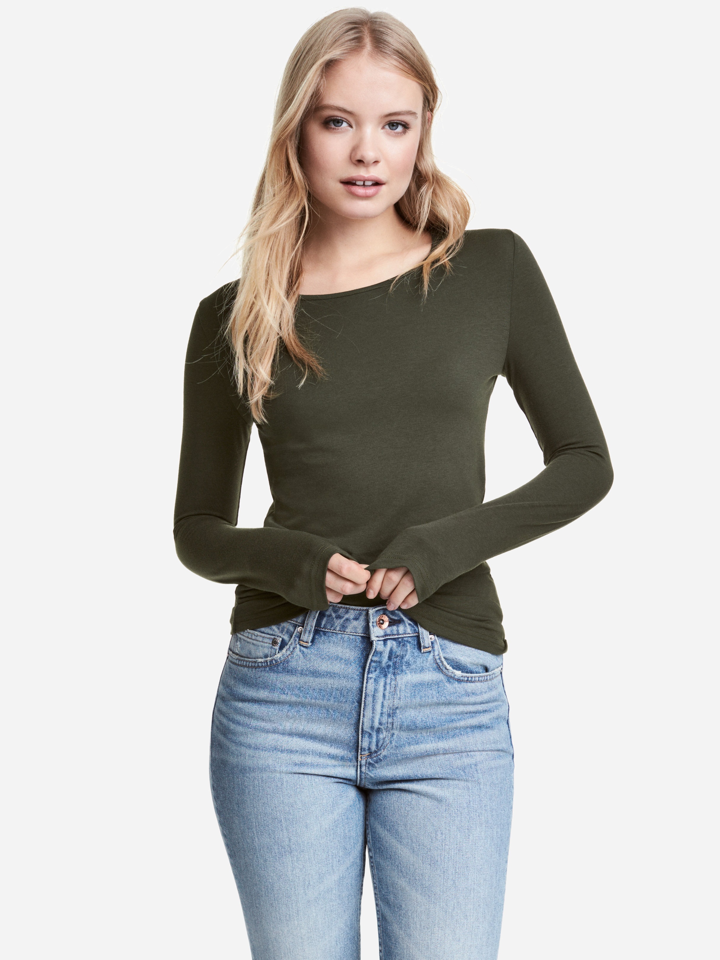 

Лонгслив H&M XAZ069449FADH  Хаки, Лонгслив H&M XAZ069449FADH S Хаки