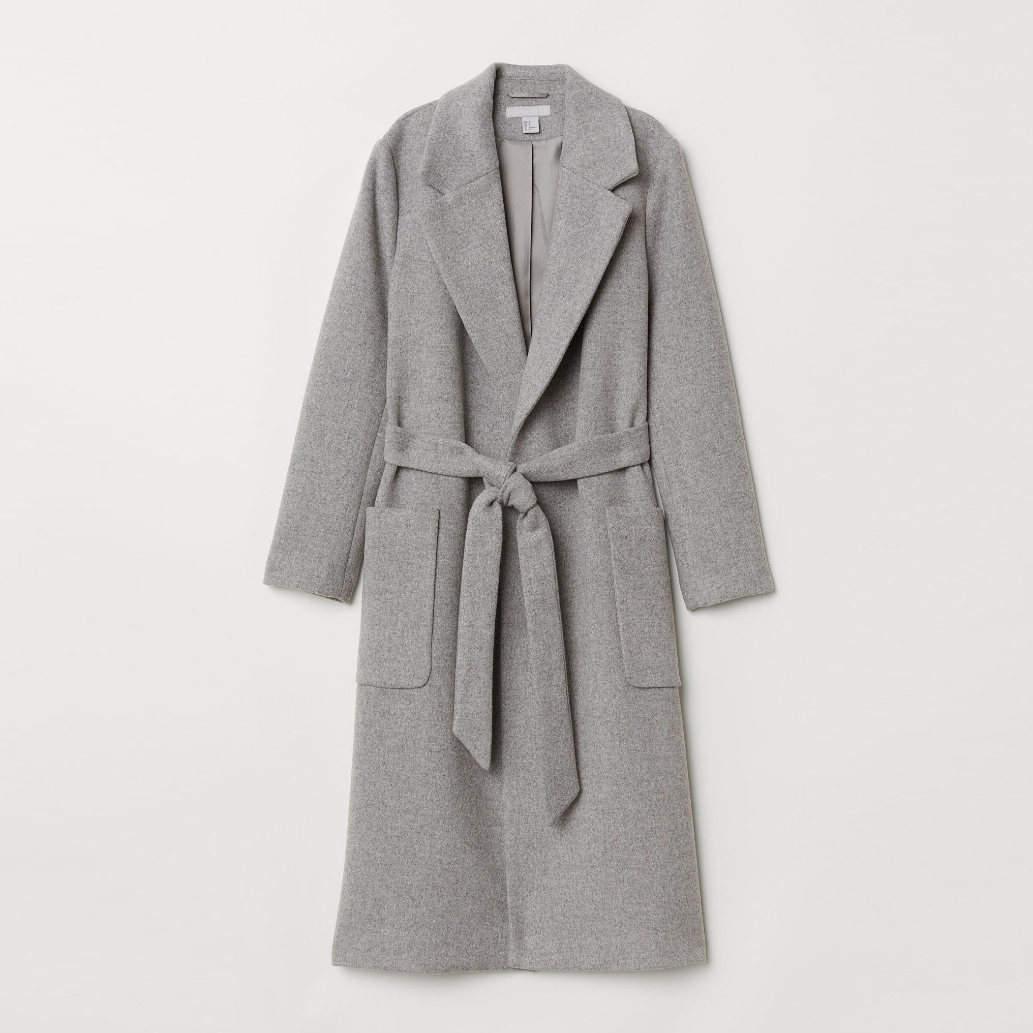 

Пальто H&M XAZ157885ABOD 36 Серое