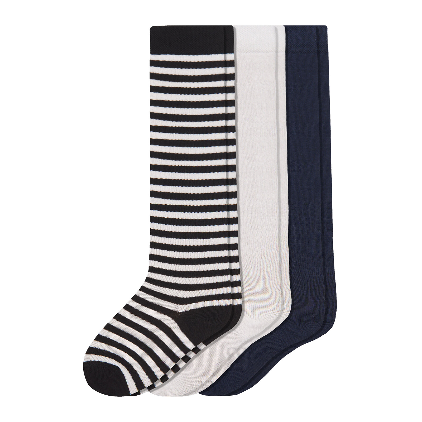 

Гольфы Garnamama Basic knee socks 14 Белый Синий Черный (622360.761671)