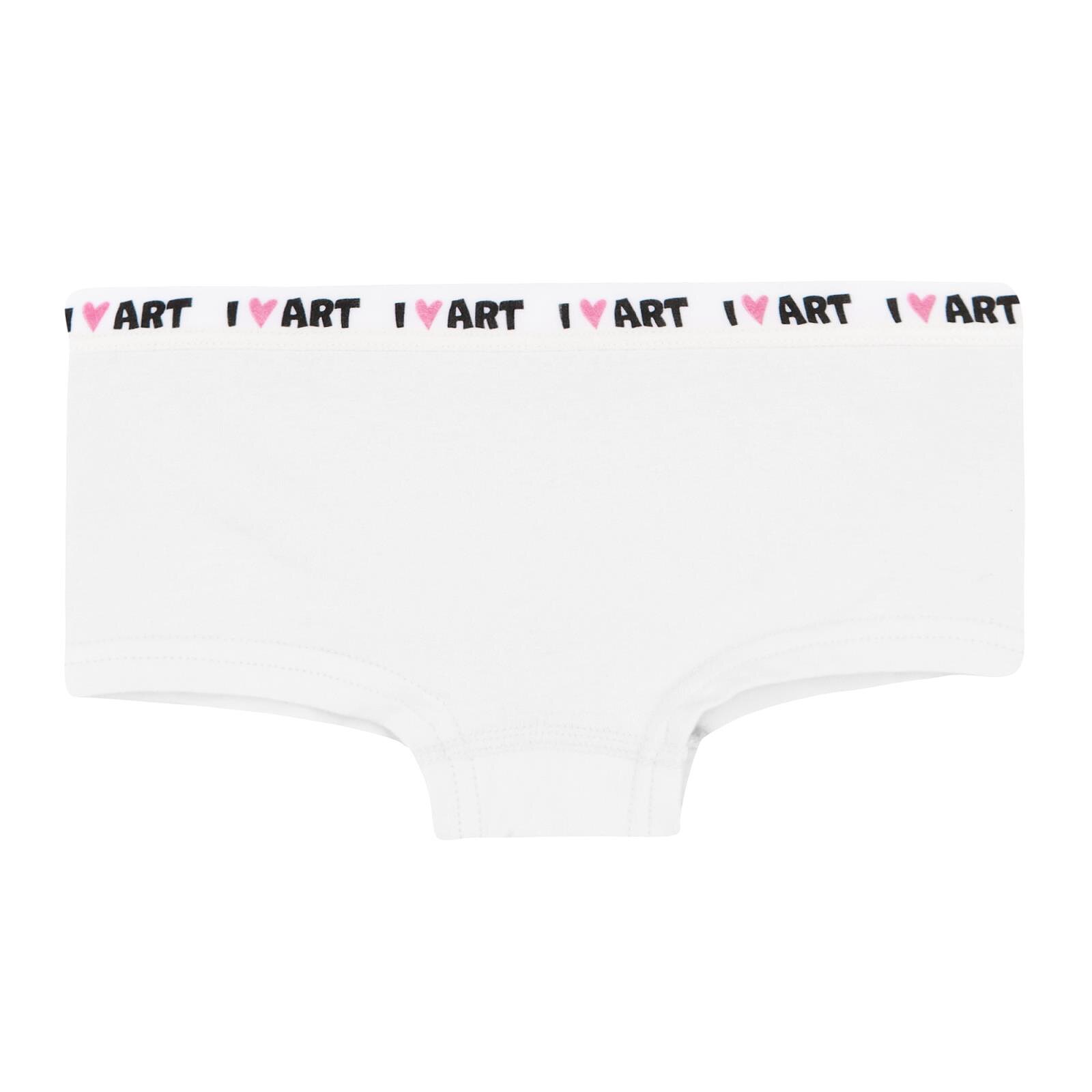 

Трусы-шорты Garnamama I LOVE ART Briefs 3 98-104 Белый (755229.1075082)