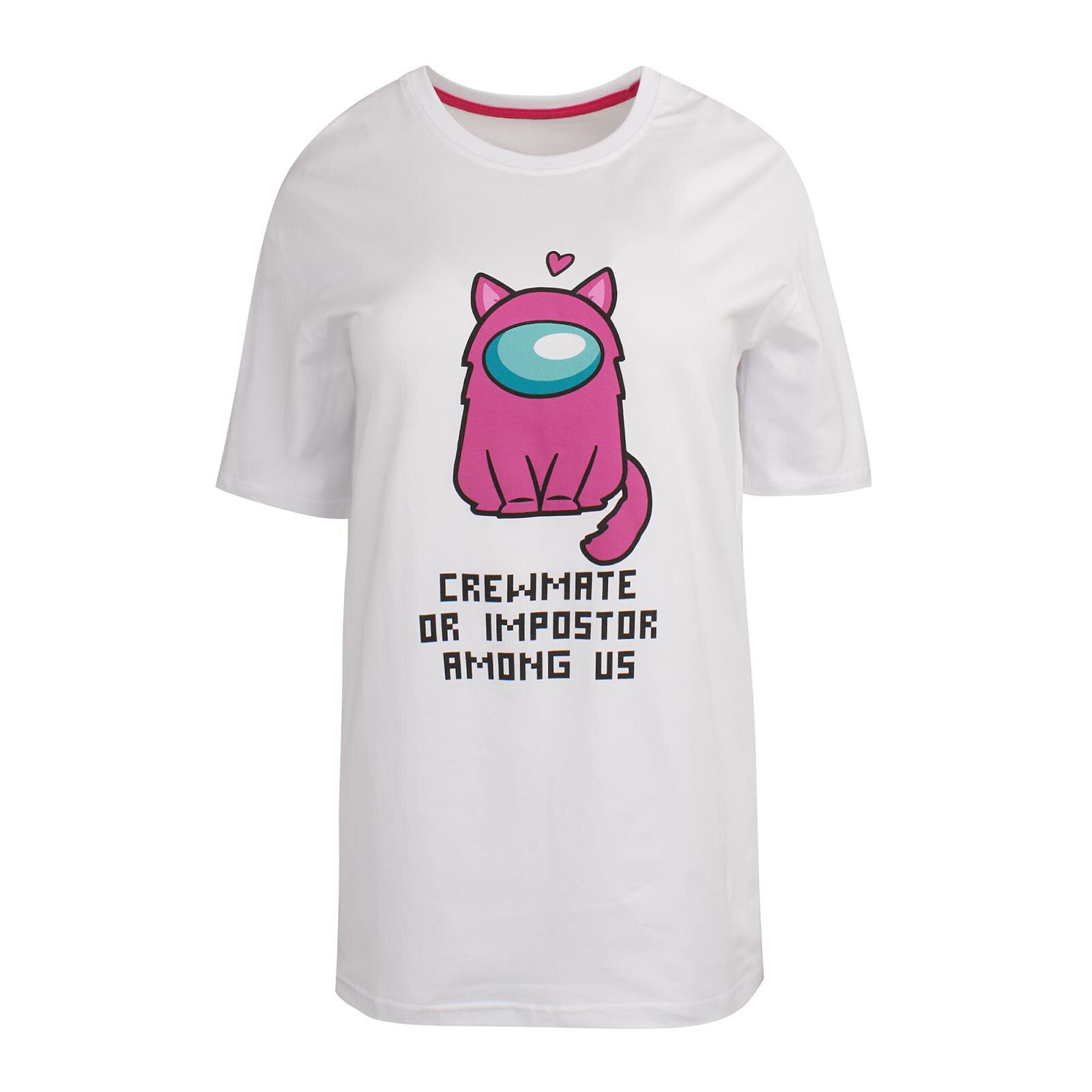 

Футболка Garnamama Among us T-shirt teenager 164 Белый Розовый (804745.11498411)
