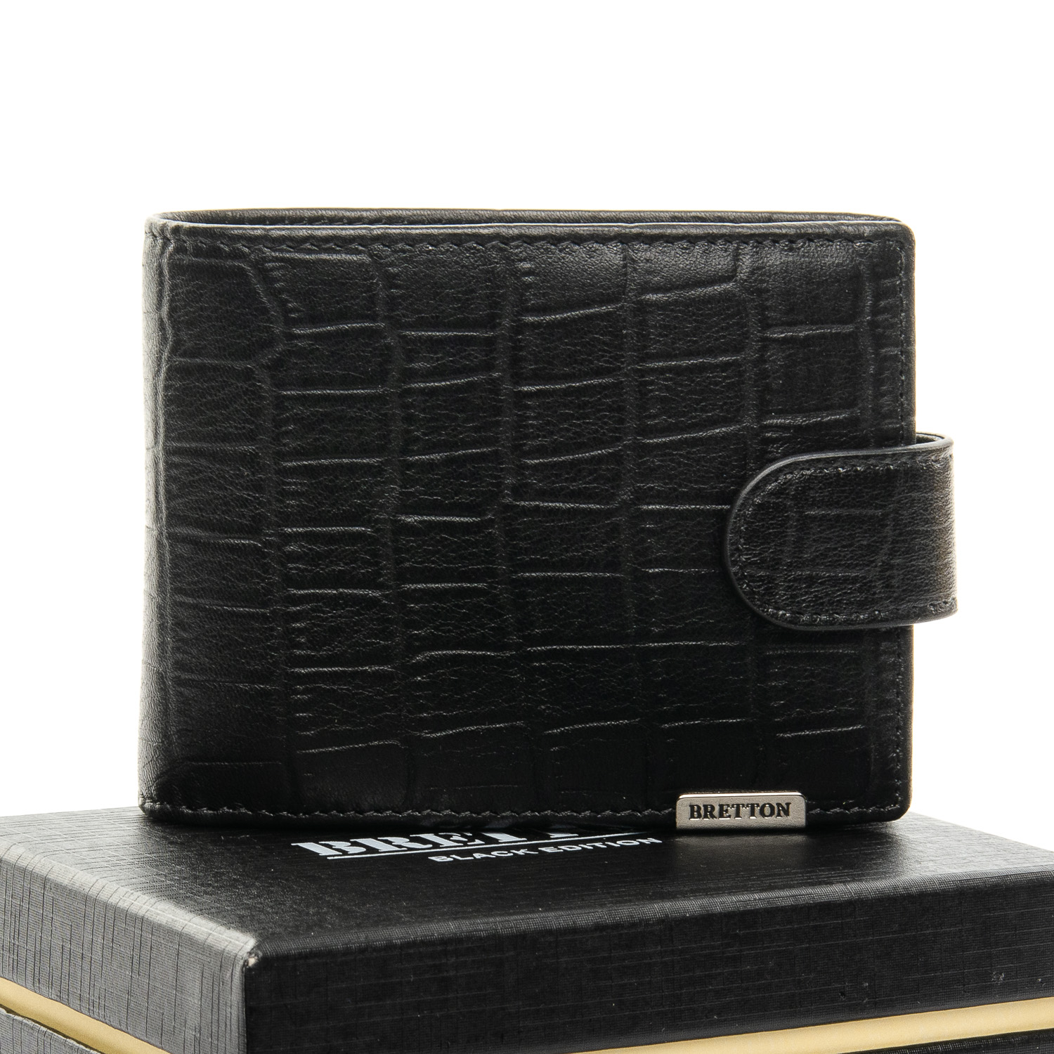 

Кошелек Crocodile кожа BRETTON M3201 black