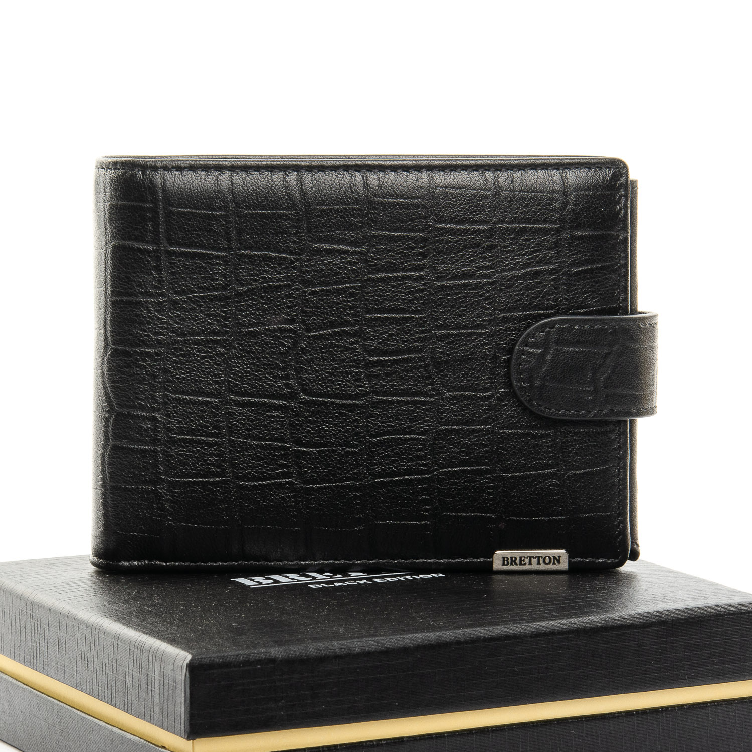 

Кошелек Crocodile кожа BRETTON M3722 black