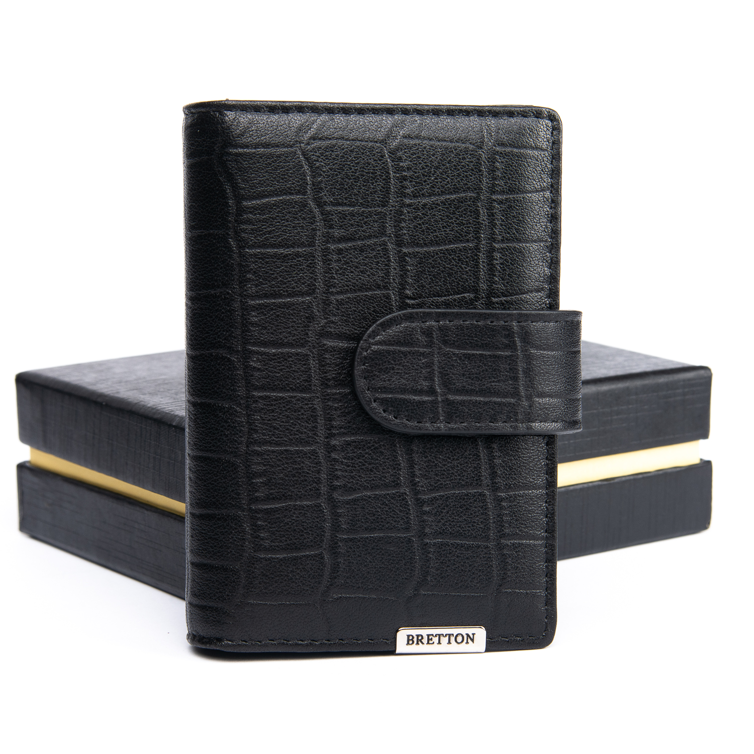 

Кошелек Crocodile кожа BRETTON M4203 black