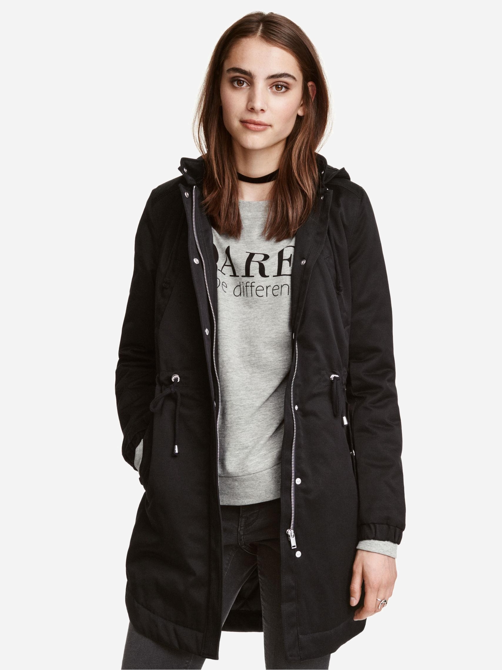 

Парка H&M XAZ144852QOPB  Черная, Парка H&M XAZ144852QOPB 38 Черная