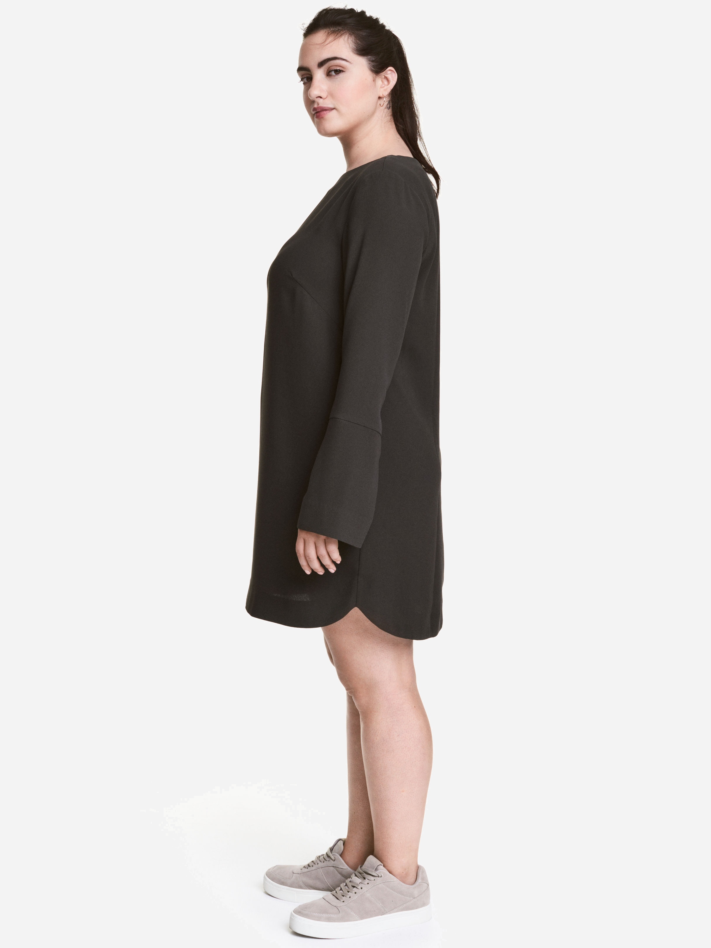 

Платье H&M XAZ074837XVGU  Темно-серое, Платье H&M XAZ074837XVGU 50 Темно-серое