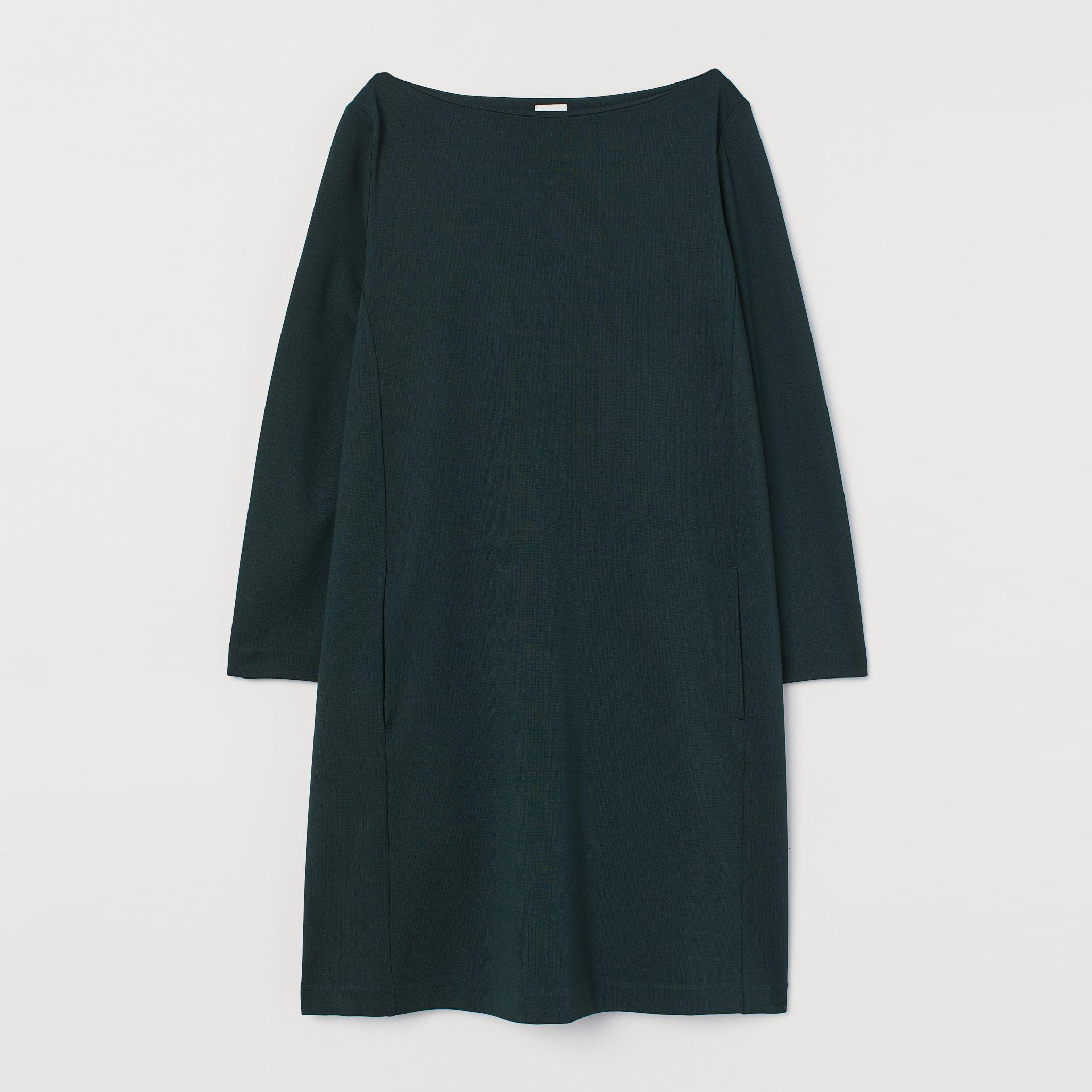 

Платье H&M XAZ199995JLKX S Темно-зеленое