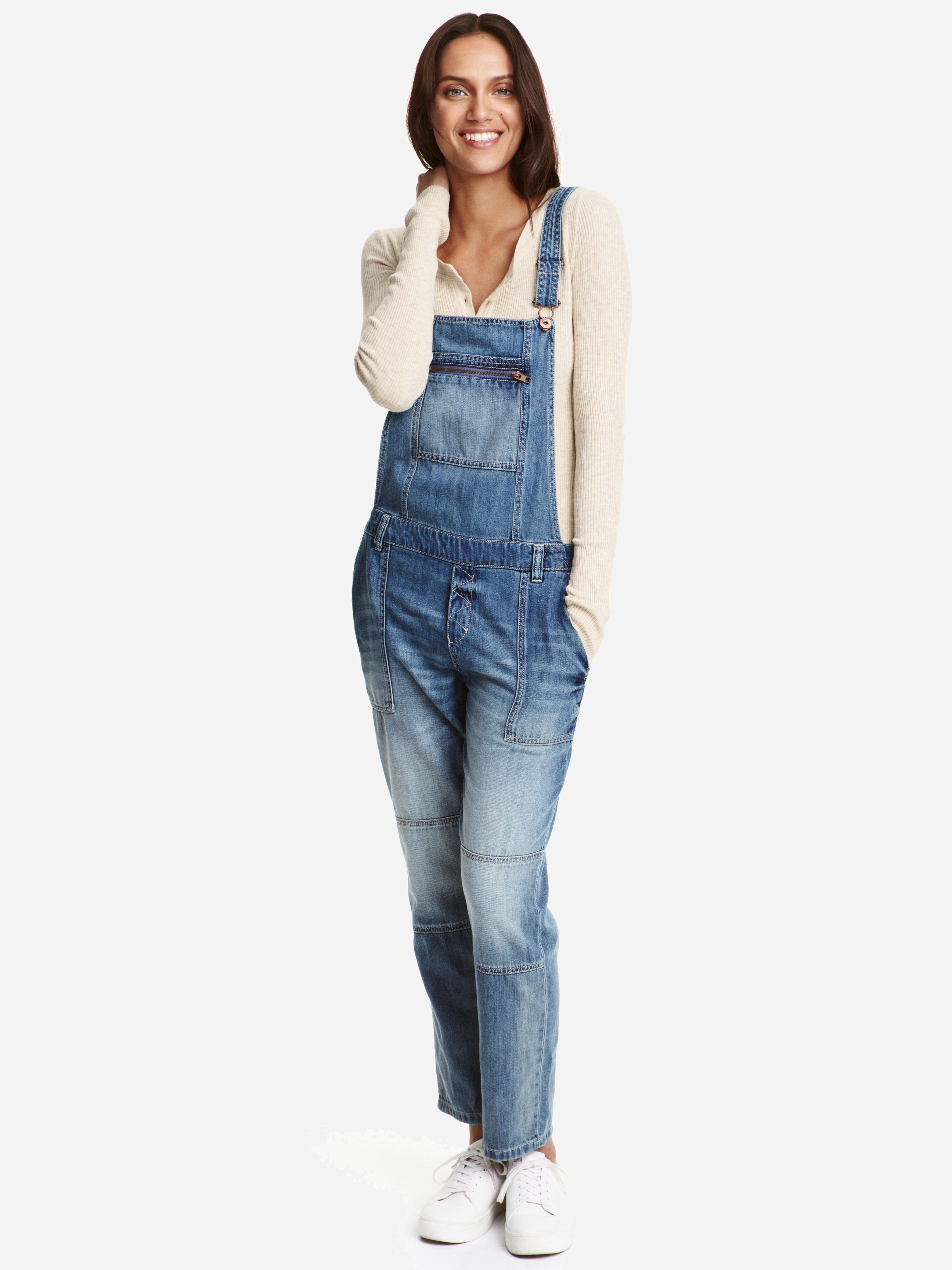 

Полукомбинезон джинсовый H&M XAZ054430EEPT S Синий