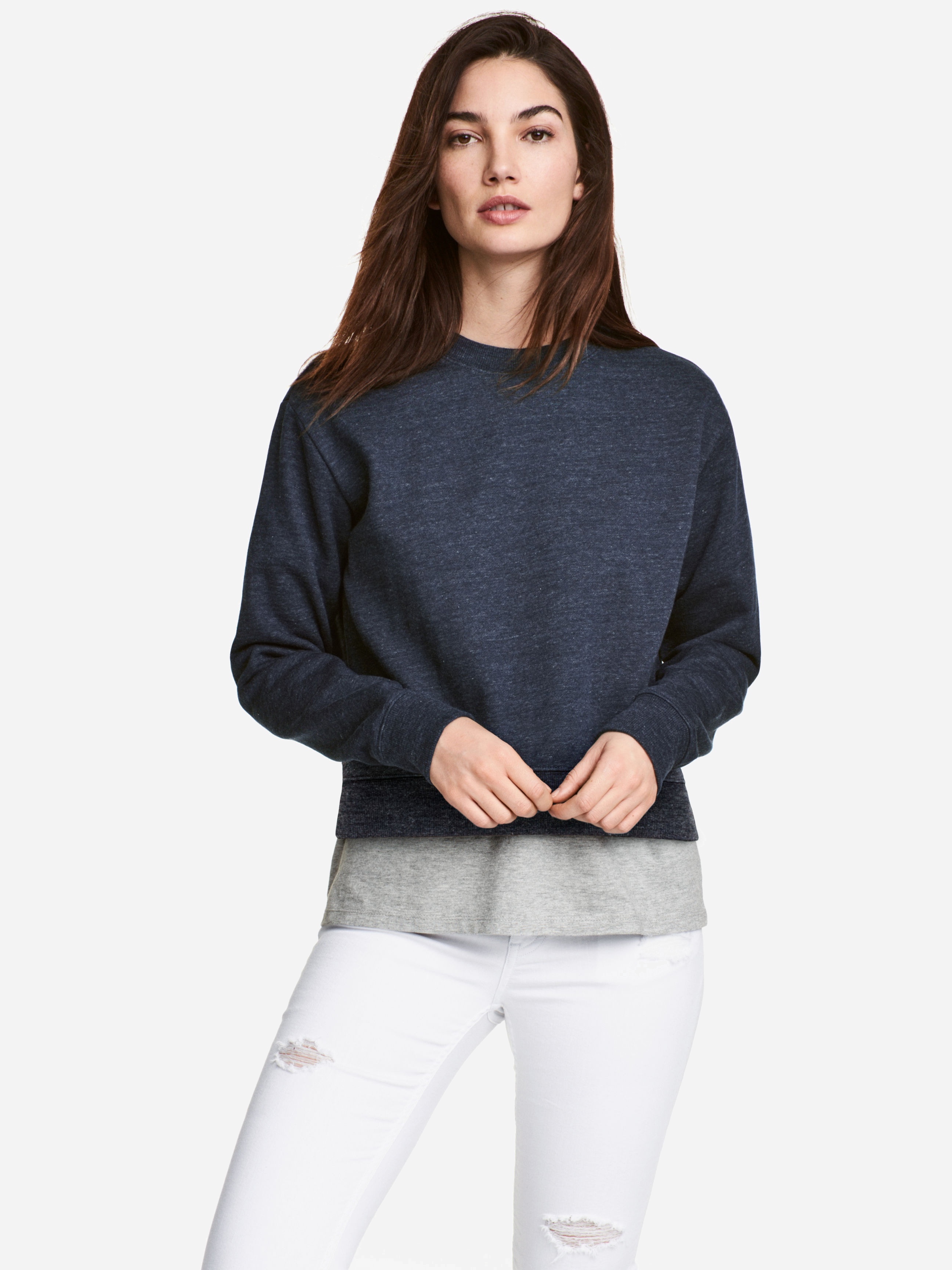 

Свитшот H&M XAZ155824MSSI  Темно-синий, Свитшот H&M XAZ155824MSSI L Темно-синий