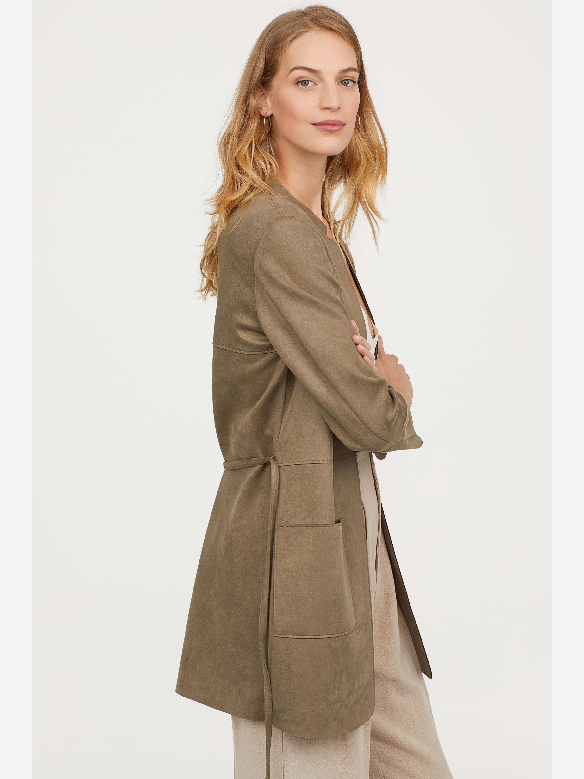 

Тренч H&M XAZ155824LKOO 36 Хаки