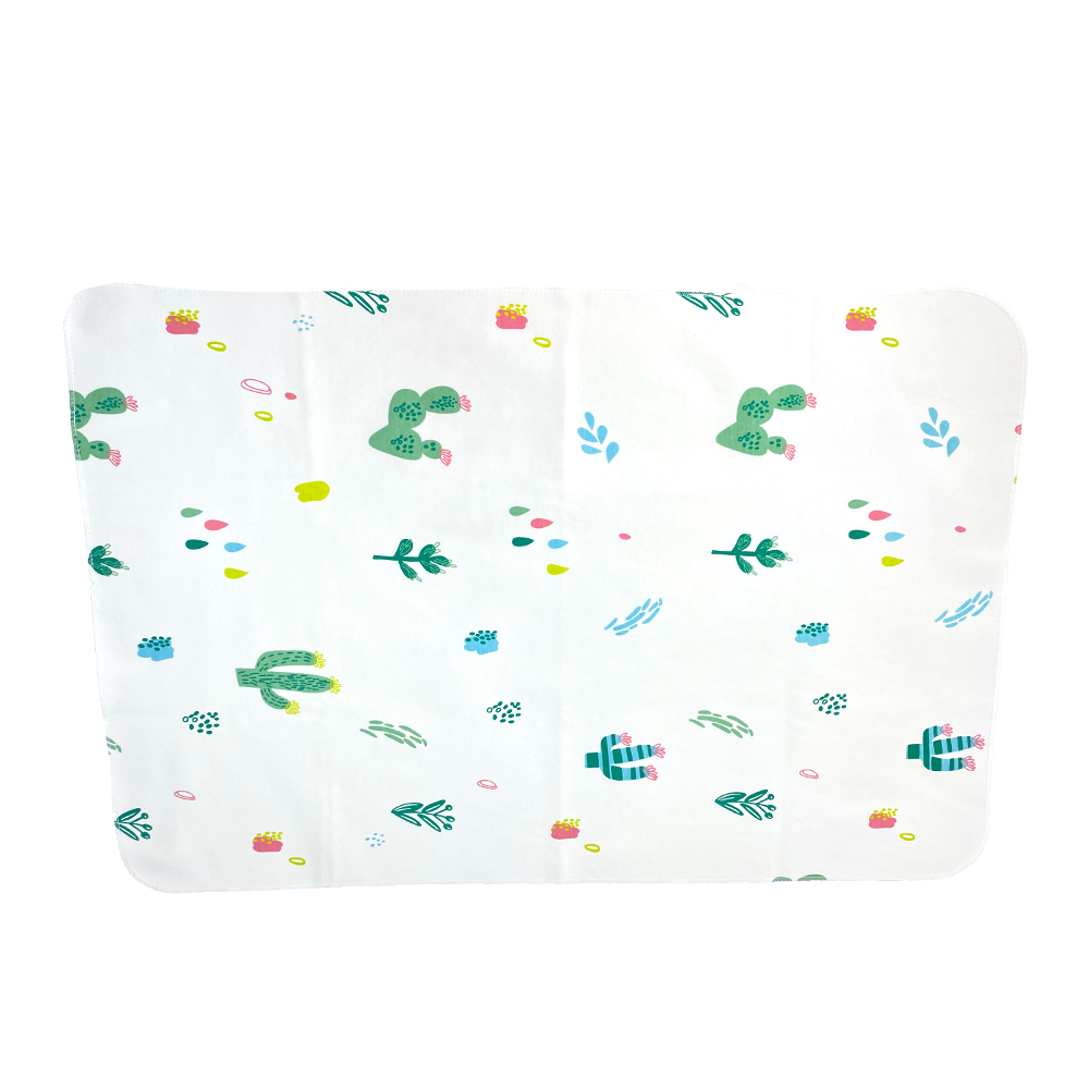 

Многоразовые пеленки для детей бамбуковые 50*75 Bambi PB25 (Кактусы)