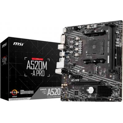 

Материнская плата MSI A520M-A PRO
