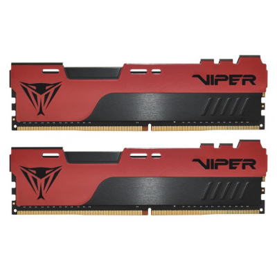 

Модуль памяти для компьютера DDR4 16GB (2x8GB) 3200 MHz Viper Elite II Red Patriot (PVE2416G320C8K)
