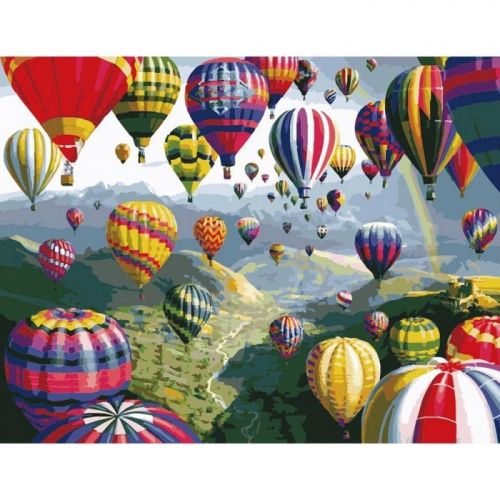 

Картина за номерами Ідейка Повітряні кулі 40 x 50 (КНО1056)