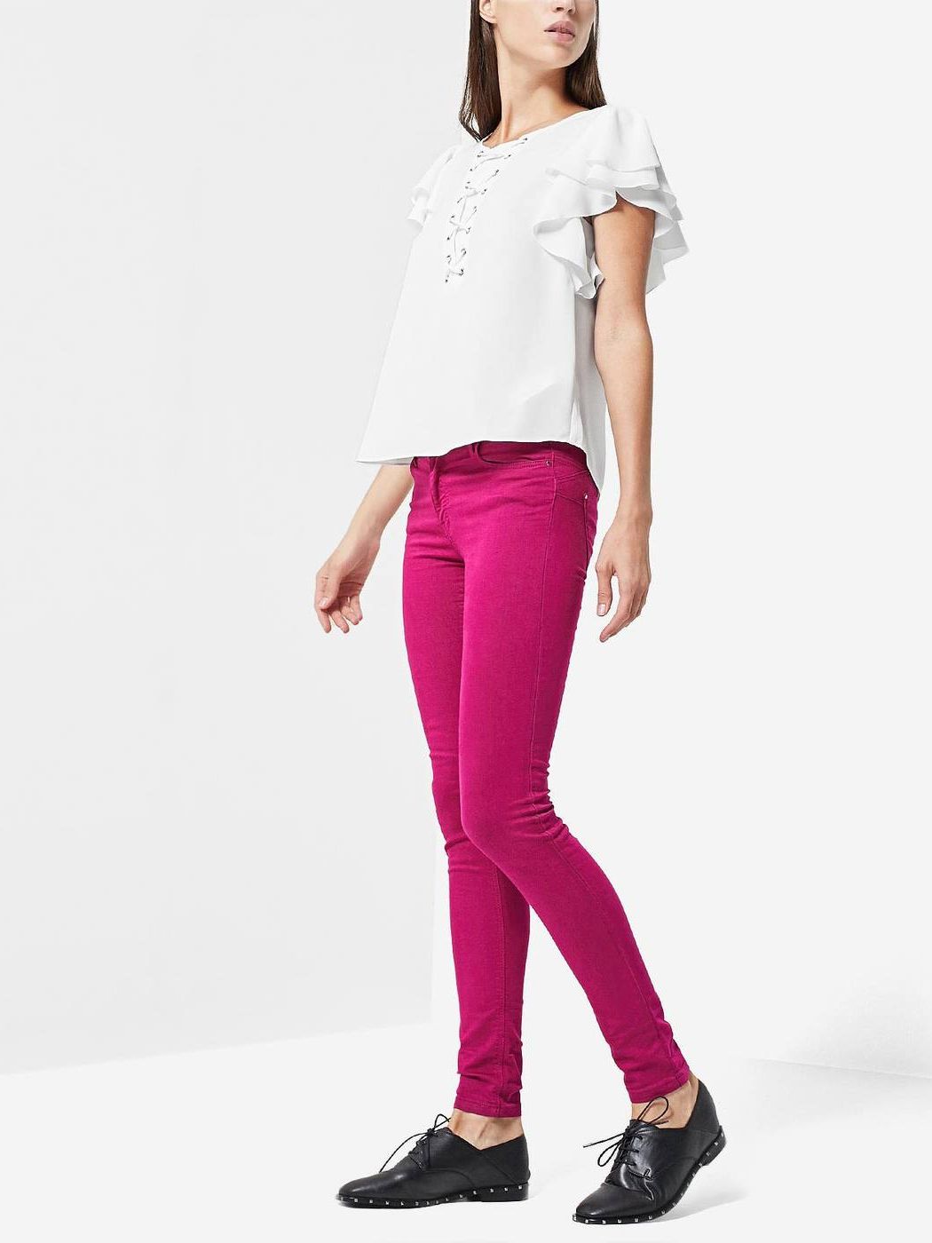 

Джинсы Stradivarius 02355173352 32 Малиновые
