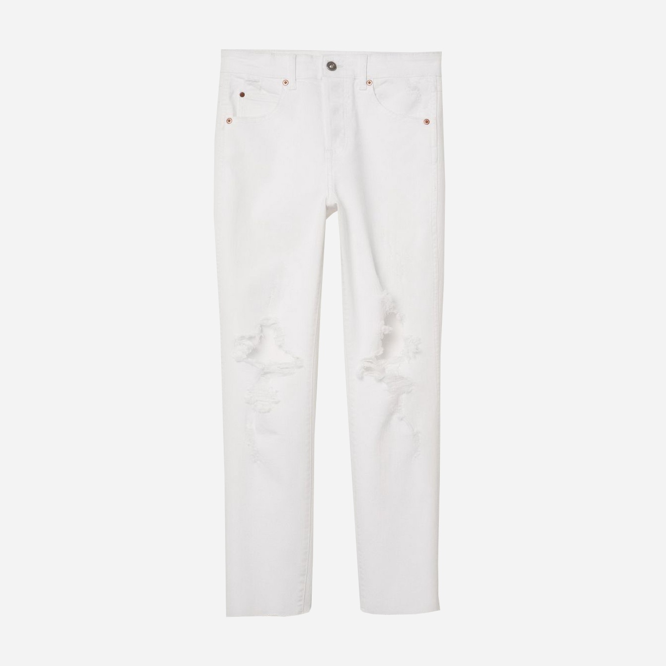 

Джинсы H&M 0484538-7  Белые, Джинсы H&M 0484538-7 40 Белые