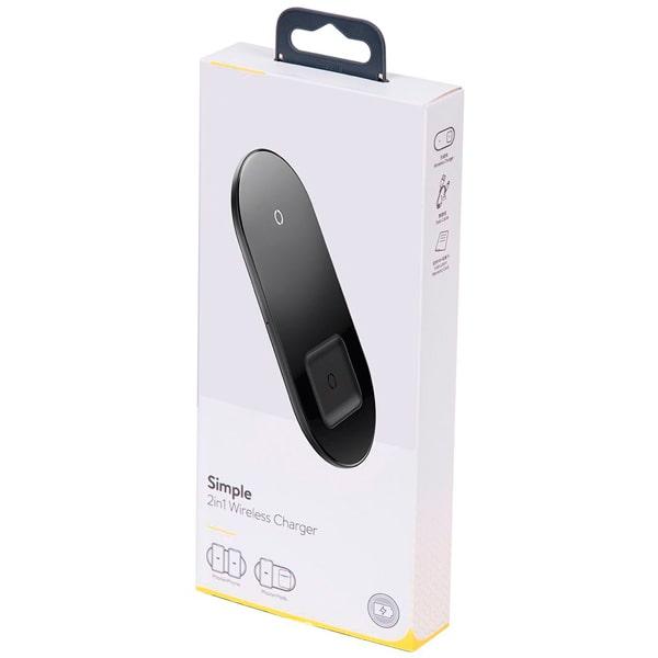 

Беспроводное зарядное устройство Baseus Simple 2in1 18W Max For Phone+Pods Black (1-00753_2)
