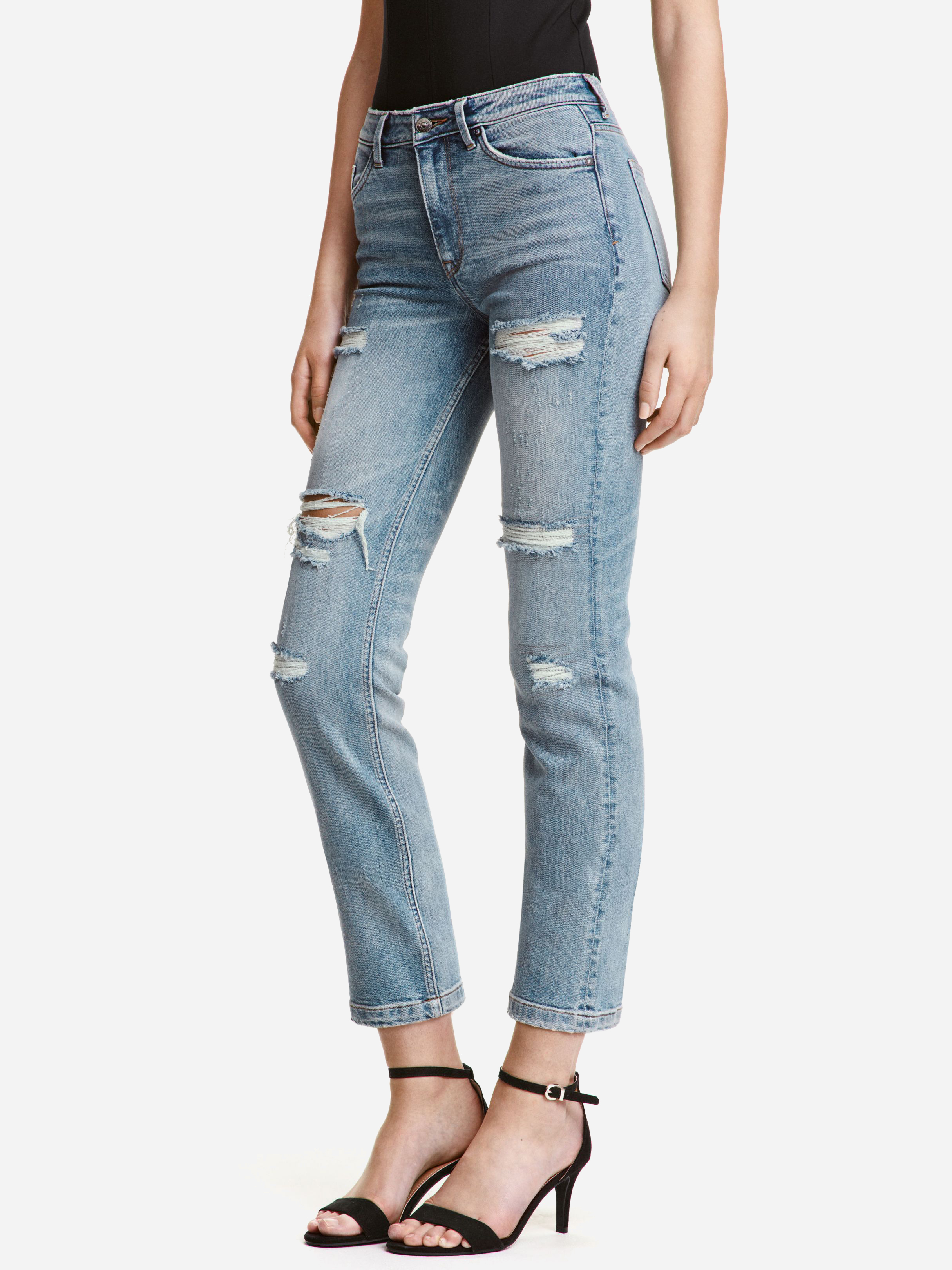 

Джинсы H&M 4002874-ACWX 32 Светло-синие