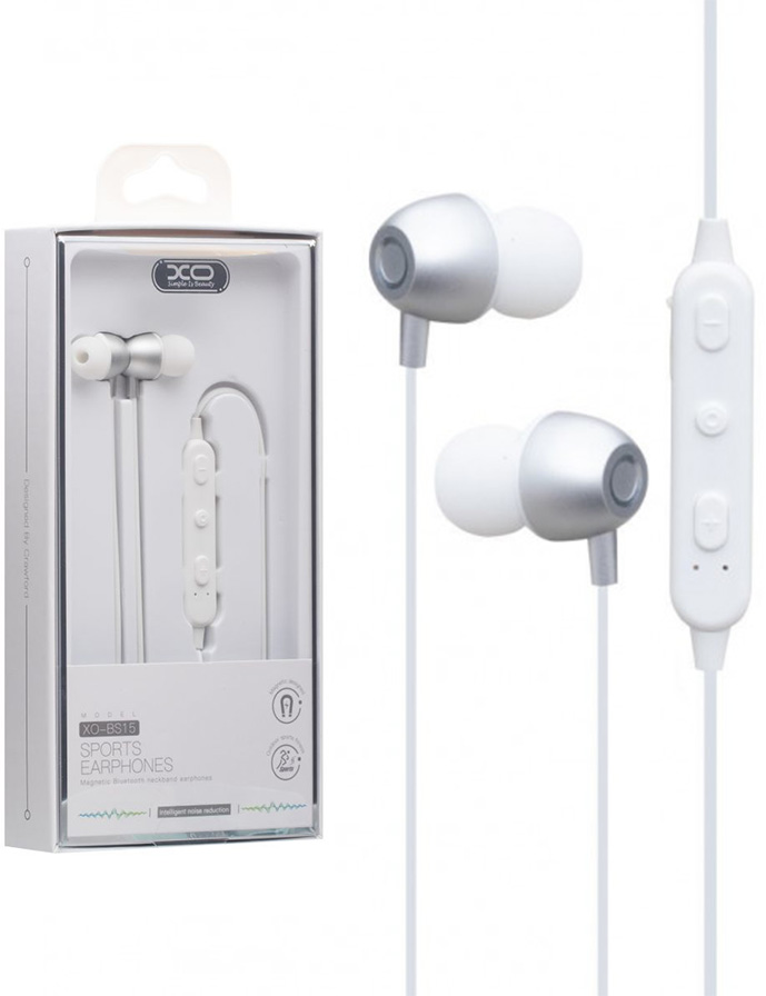 

Стерео Bluetooth гарнитура XO BS15 White (20476)